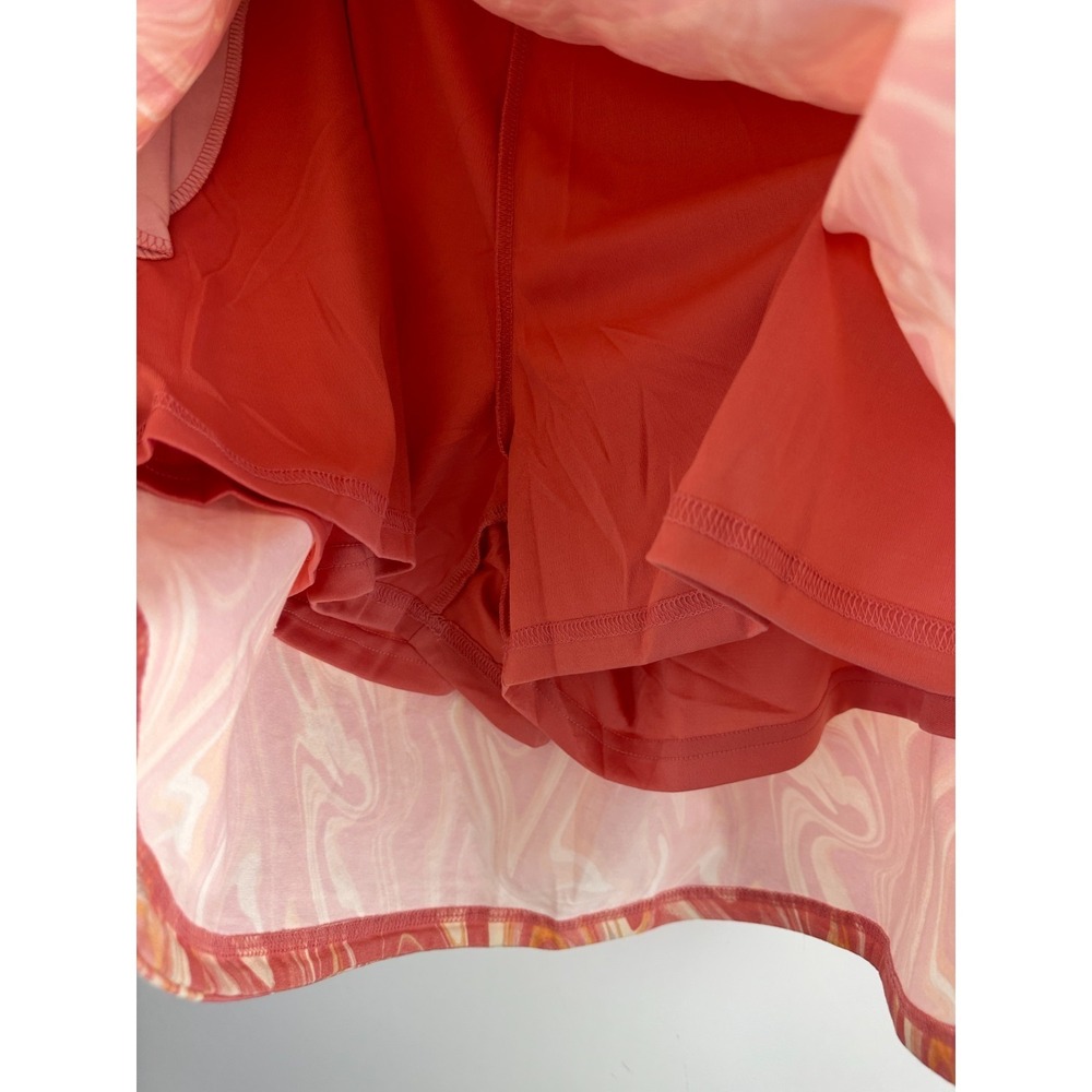 NWT CJ Banks Pull On Skort Skirt + Shorts Orange Golf Athleisure Plus Size 3X - Picture 9 of 12